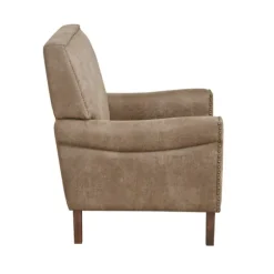 Kirkland's Home Accent Chairs-Martha Stewart Faux Leather Accent Chair
