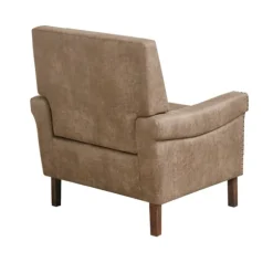Kirkland's Home Accent Chairs-Martha Stewart Faux Leather Accent Chair