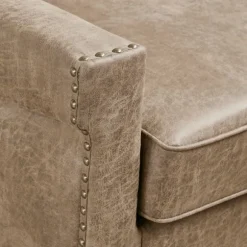 Kirkland's Home Accent Chairs-Martha Stewart Faux Leather Accent Chair