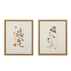 Kirkland's Home Framed Art-Martha Stewart French Herbarium Framed Art Set