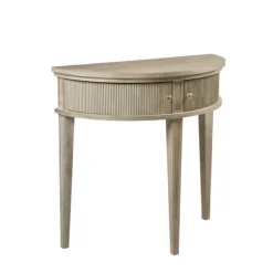 Kirkland's Home Console Tables-Martha Stewart Half Moon Console Table