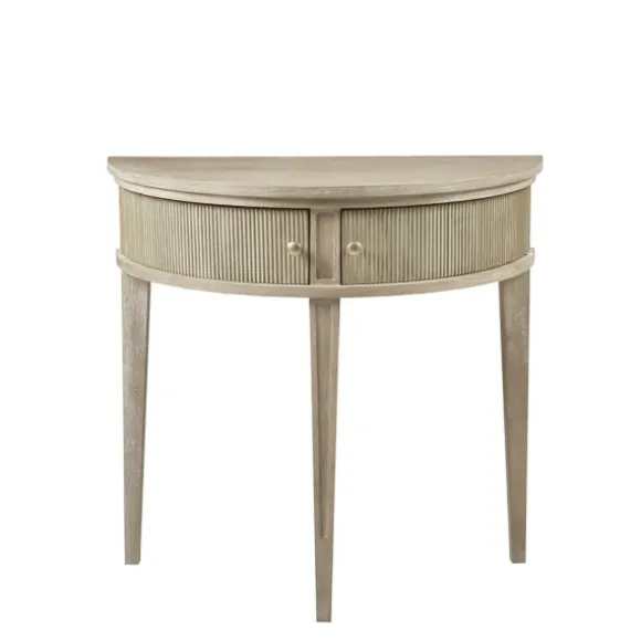 Kirkland's Home Console Tables-Martha Stewart Half Moon Console Table