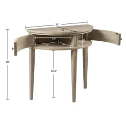 Kirkland's Home Console Tables-Martha Stewart Half Moon Console Table