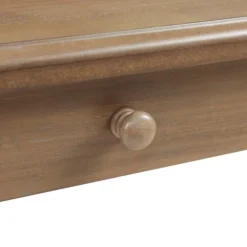 Kirkland's Home Office Furniture-Martha Stewart Natural Wood Turned Legs Desk