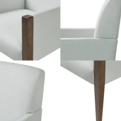 Kirkland's Home Accent Chairs-Martha Stewart Wood Trim Accent Chair