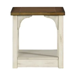 Kirkland's Home Accent & End Tables-Mary And Natural Wooden Square Accent Table