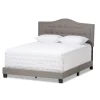 Kirkland's Home Beds & Headboards-Mary Light Button Tufted Full Bed Frame