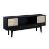 Kirkland's Home Tv Stands & Media Consoles-Matilda Midcentury Woven Cane Media Cabinet