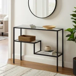 Kirkland's Home Console Tables-Matte Multi Level Console Table
