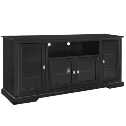 Kirkland's Home Tv Stands & Media Consoles-Matte Wood Highboy Tv Stand