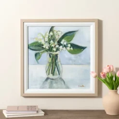 Kirkland's Home Framed Art-May Lily Of The Valley Framed Art Print