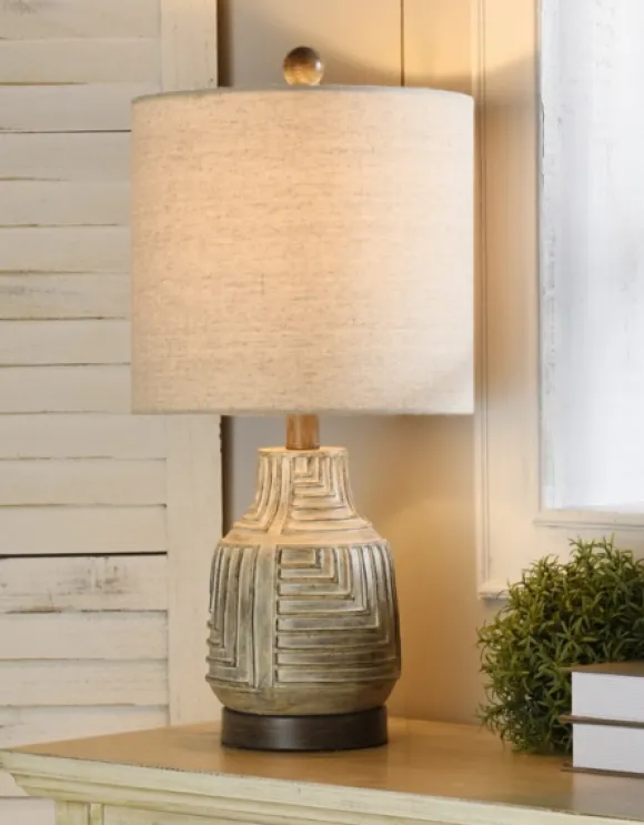 Kirkland's Home Table Lamps-Maze Design Table Lamp