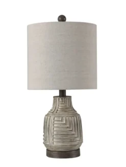 Kirkland's Home Table Lamps-Maze Design Table Lamp