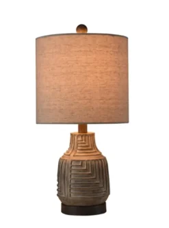 Kirkland's Home Table Lamps-Maze Design Table Lamp