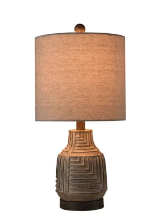 Kirkland's Home Table Lamps-Maze Design Table Lamp