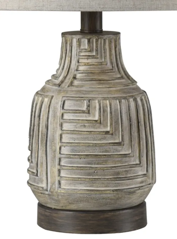 Kirkland's Home Table Lamps-Maze Design Table Lamp