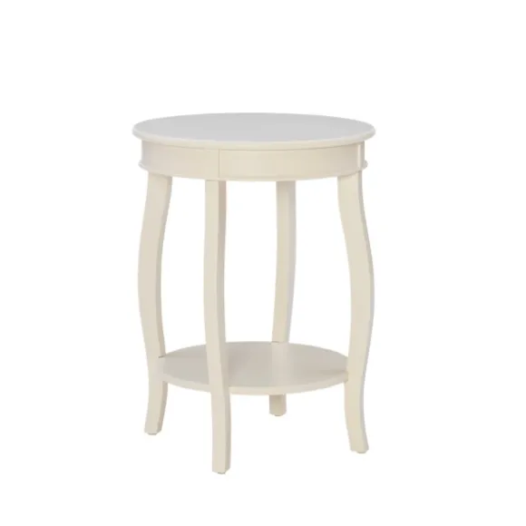 Kirkland's Home Accent & End Tables-Merryweather Off White Accent Table