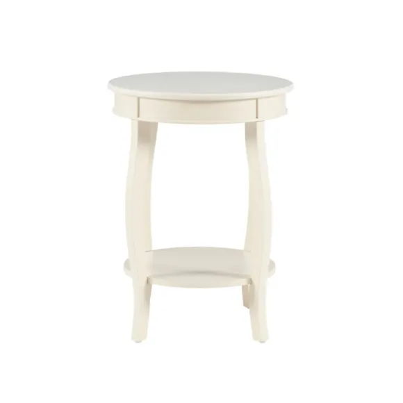 Kirkland's Home Accent & End Tables-Merryweather Off White Accent Table