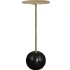 Kirkland's Home Accent & End Tables-Metal & Round Black Base Cocktail Table