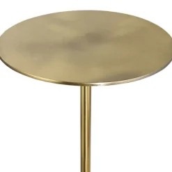 Kirkland's Home Accent & End Tables-Metal & Round Black Base Cocktail Table