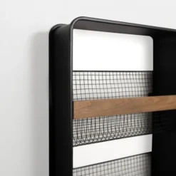 Kirkland's Home Wall Storage-Metal And Wood Wall Magazine Rack