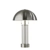Kirkland's Home Table Lamps-Metal Dome And Clear Glass Table Lamp