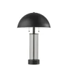 Kirkland's Home Table Lamps-Metal Dome And Clear Glass Table Lamp