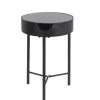 Kirkland's Home Accent & End Tables-Metal 1-Drawer Side Table