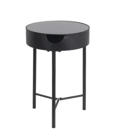 Kirkland's Home Accent & End Tables-Metal 1-Drawer Side Table