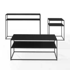 Kirkland's Home Coffee Tables-Metal Frame 3-Pc. Table Set