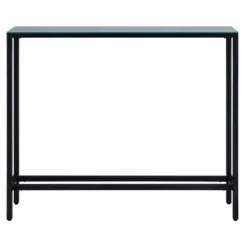 Kirkland's Home Console Tables-Metal Mirrored Top Slim Console Table