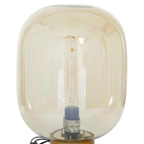 Kirkland's Home Table Lamps-Metal White Marble Mushroom Shade Table Lamp