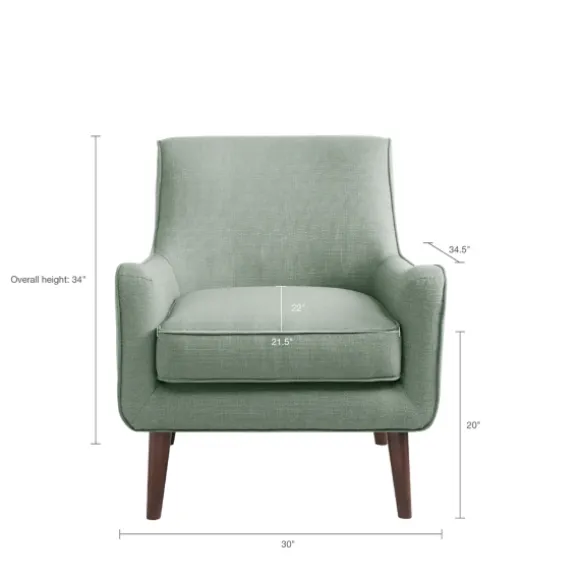 Kirkland's Home Accent Chairs-Mid-Century Modern Accent Chair