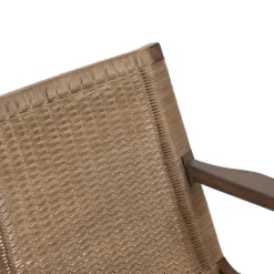 Kirkland's Home Accent Chairs-Mid-Century Modern Rattan Accent Chair