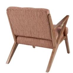 Kirkland's Home Accent Chairs-Mid-Century Pecan Finish Accent Chair
