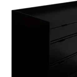 Kirkland's Home Dressers & Chests-Midnight Solid Wood Pull Tab Large Dresser