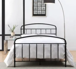 Kirkland's Home Beds & Headboards-Midnight Vintage Arch Full Bed Frame