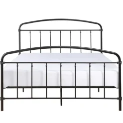 Kirkland's Home Beds & Headboards-Midnight Vintage Arch Queen Bed Frame