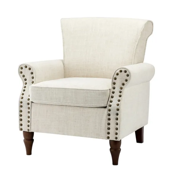 Kirkland's Home Accent Chairs-Miriam Nailhead Trim Armchair
