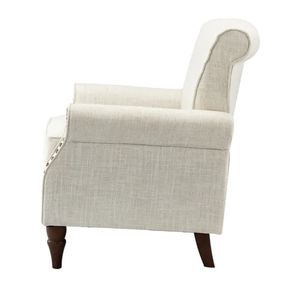 Kirkland's Home Accent Chairs-Miriam Nailhead Trim Armchair