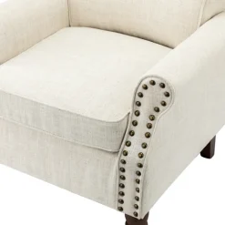 Kirkland's Home Accent Chairs-Miriam Nailhead Trim Armchair