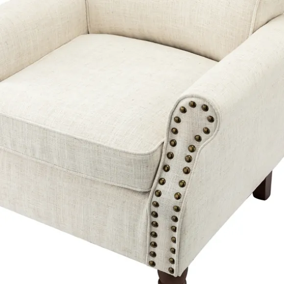 Kirkland's Home Accent Chairs-Miriam Nailhead Trim Armchair
