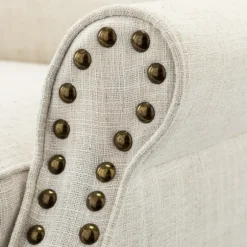 Kirkland's Home Accent Chairs-Miriam Nailhead Trim Armchair