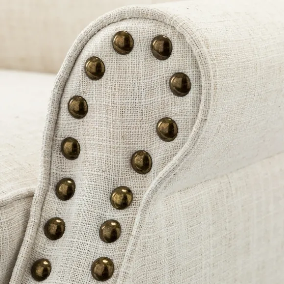 Kirkland's Home Accent Chairs-Miriam Nailhead Trim Armchair