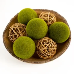 Kirkland's Home Bowl Filler-Mixed Green Moss And Twig Orb Bag