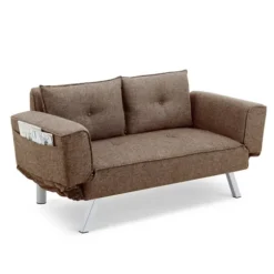 Kirkland's Home Sofas & Loveseats-Mod Wing Arm Convertible Sofa