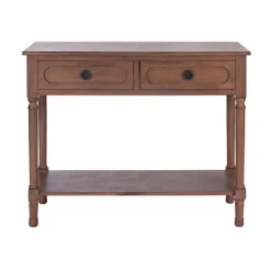 Kirkland's Home Console Tables-Modern Carved Accent Console Table