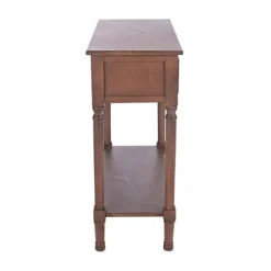 Kirkland's Home Console Tables-Modern Carved Accent Console Table