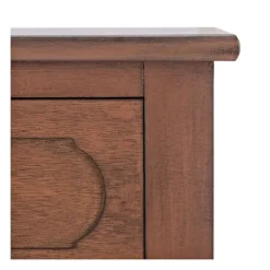 Kirkland's Home Console Tables-Modern Carved Accent Console Table