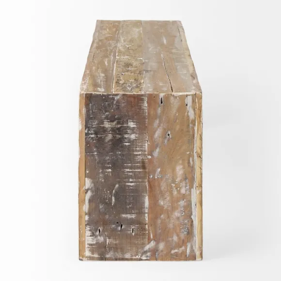 Kirkland's Home Benches & Ottomans-Modern Reclaimed Wood Bench